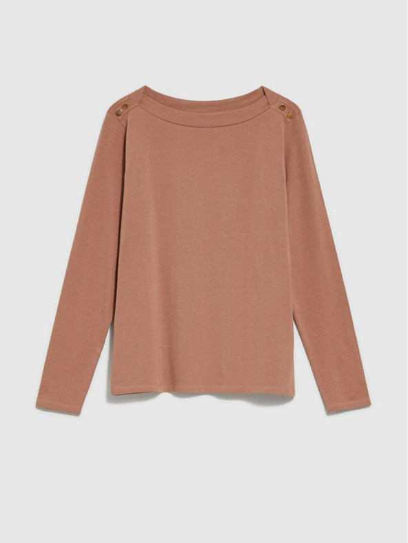 Moodo Bombažna bluza z dolgimi rokavi