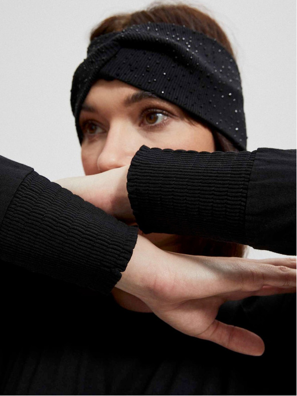 Moodo Črna ženska dolga srajca Moodo