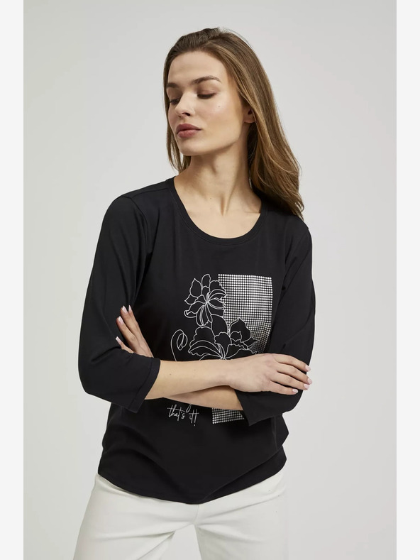 Moodo Moodo Ženska majica z dolgimi rokavi