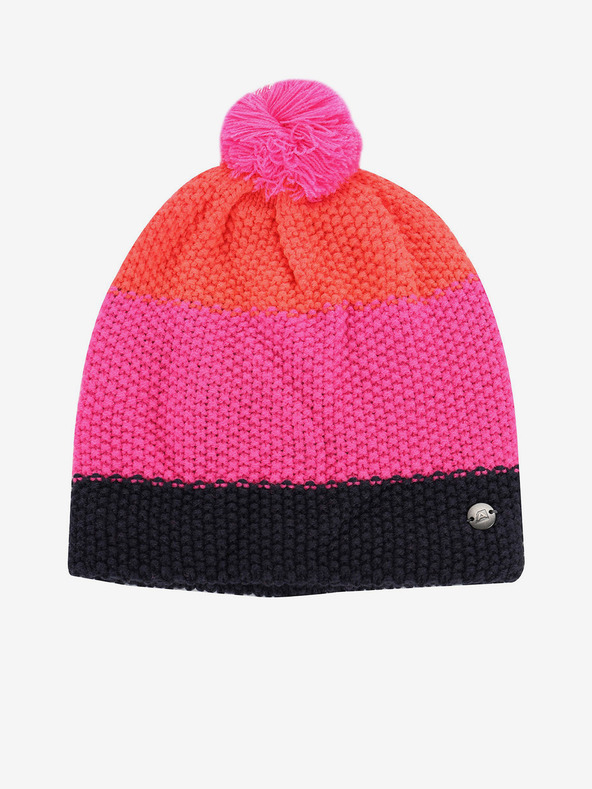 ALPINE PRO Temno roza ženska kapa ALPINE PRO Delore