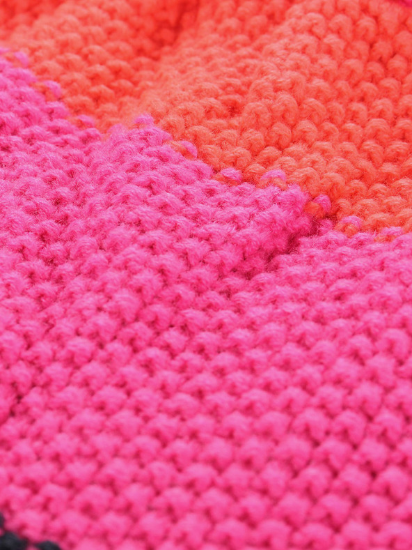 ALPINE PRO Temno roza ženska kapa ALPINE PRO Delore