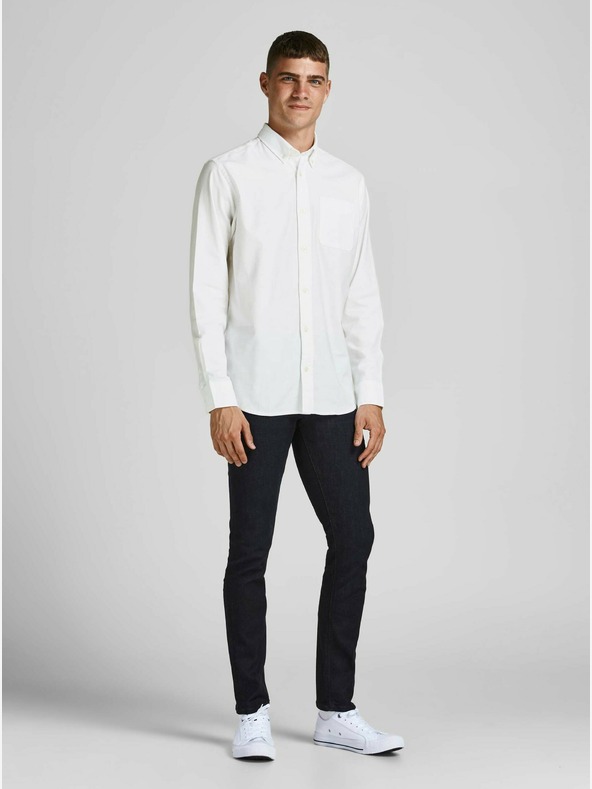 Jack & Jones Bela srajca Jack & Jones Blubrook