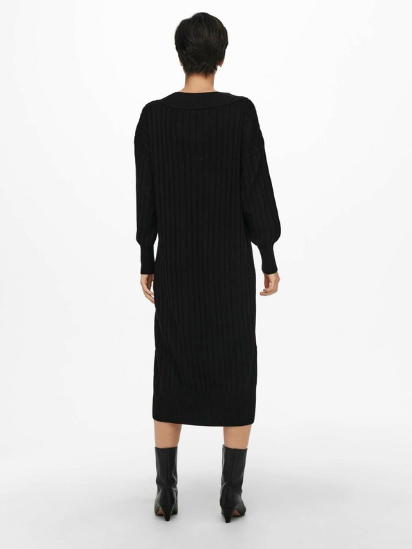 ONLY Črn pulover midi ONLY New Tessa