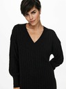 ONLY Črn pulover midi ONLY New Tessa