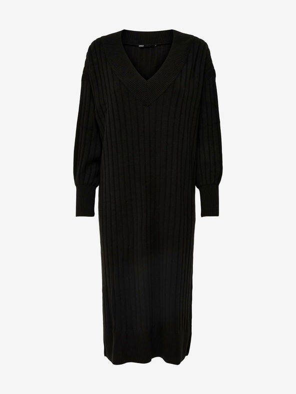ONLY Črn pulover midi ONLY New Tessa