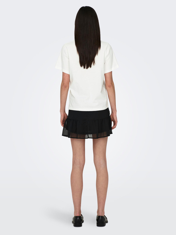 Jacqueline de Yong Bela ženska osnovna majica JDY Pisa