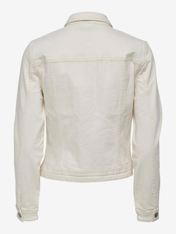 ONLY Kremasta ženska jakna iz džinsa ONLY Tia