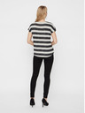 Vero Moda Krem in črna črtasta majica VERO MODA Wide
