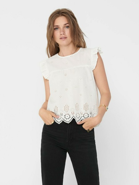 ONLY Bela ženska bluza ONLY Silla