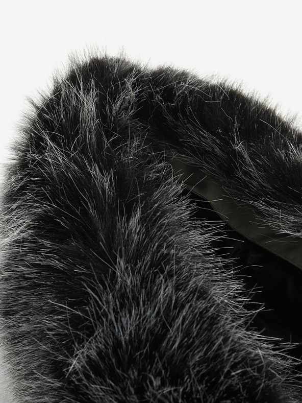 ALPINE PRO Črno-zelena ženska zimska prešita jakna ALPINE PRO EGYPA