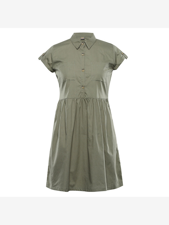 NAX Zelena ženska obleka NAX Vaseha