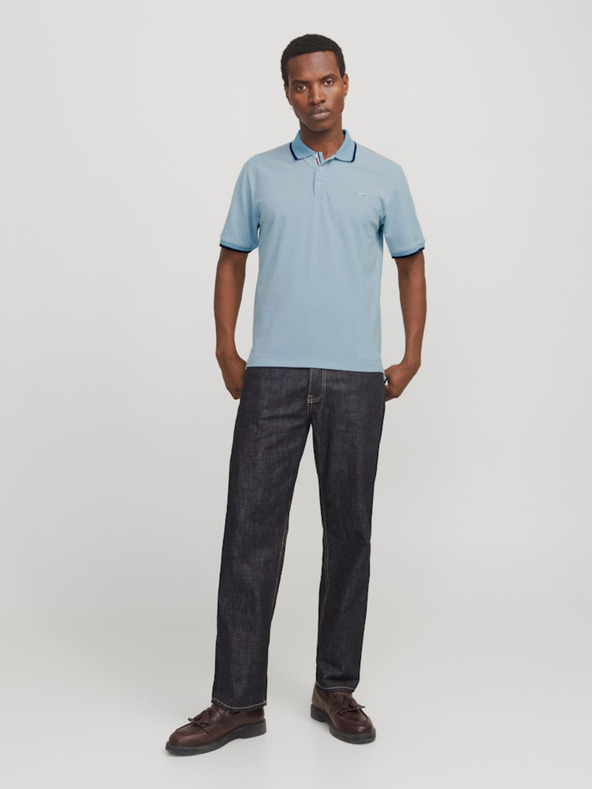 Jack & Jones Svetlo modra moška polo majica Jack & Jones