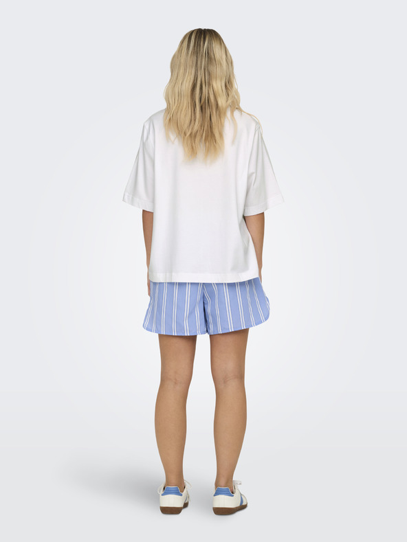 ONLY Bela ženska majica ONLY Lina