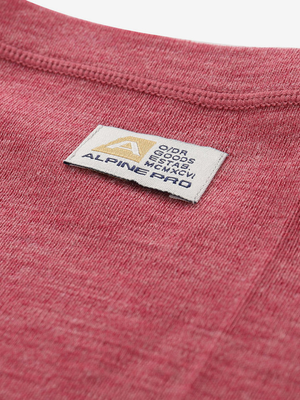 ALPINE PRO Temno roza univerzalni šal iz merino volne ALPINE PRO KATANE