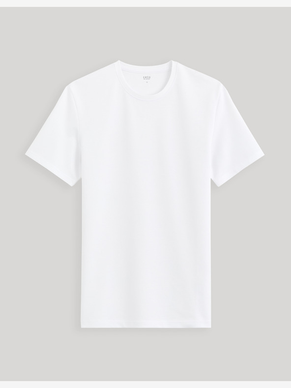 Celio Bela moška majica Celio Geteboude