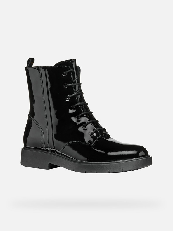 Geox Črni ženski gležnjarji Geox Spherica Ec1