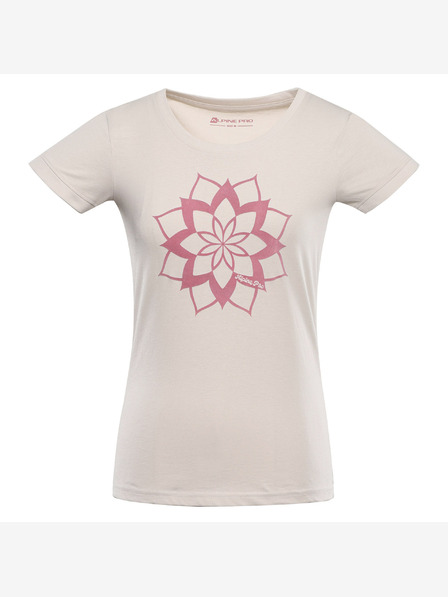 ALPINE PRO Ženska majica iz organskega bombaža ALPINE PRO TERMESA 2 moonbeam varianta pa