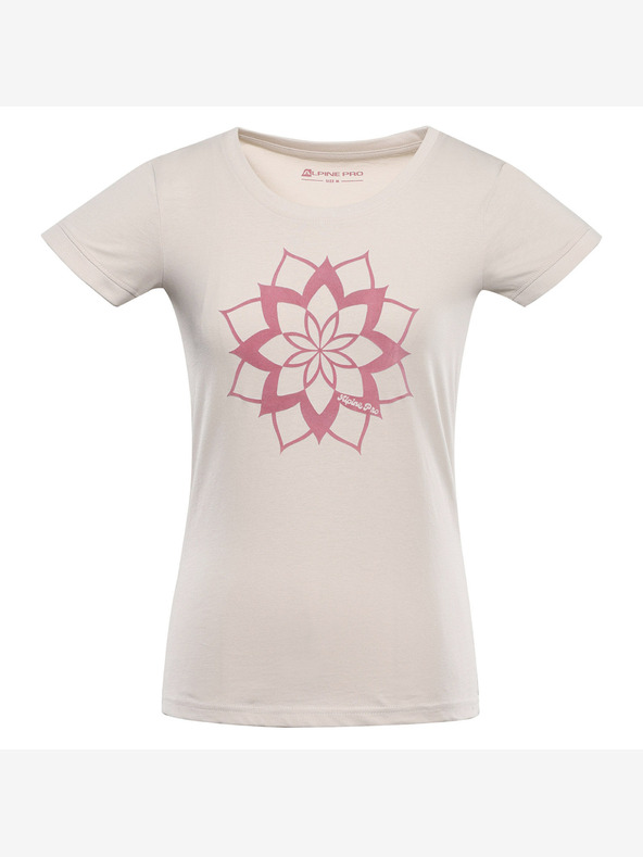 ALPINE PRO Ženska majica iz organskega bombaža ALPINE PRO TERMESA 2 moonbeam varianta pa