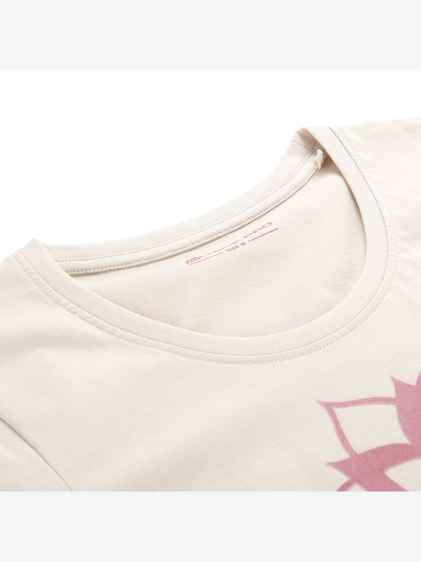 ALPINE PRO Ženska majica iz organskega bombaža ALPINE PRO TERMESA 2 moonbeam varianta pa