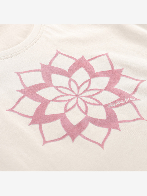 ALPINE PRO Ženska majica iz organskega bombaža ALPINE PRO TERMESA 2 moonbeam varianta pa