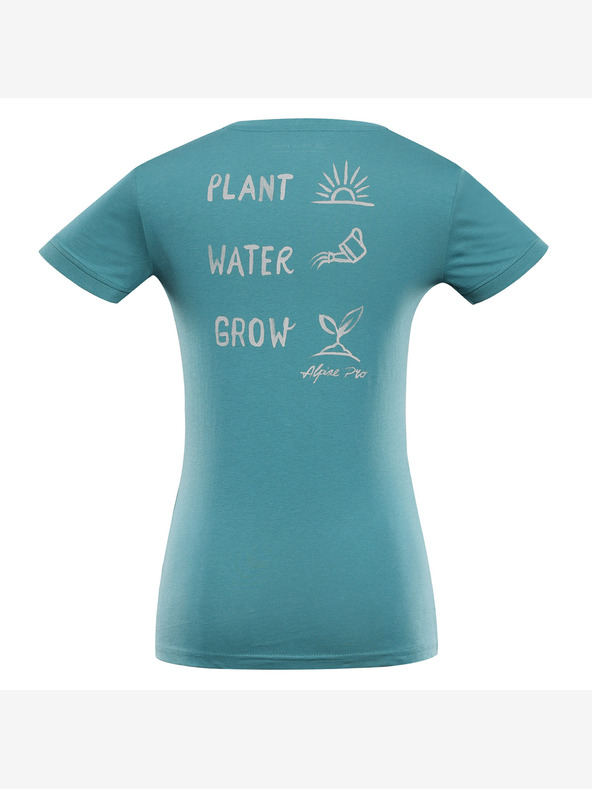 ALPINE PRO Ženska majica iz organskega bombaža ALPINE PRO TERMESA 2 bayou variant pd