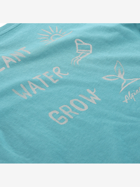 ALPINE PRO Ženska majica iz organskega bombaža ALPINE PRO TERMESA 2 bayou variant pd