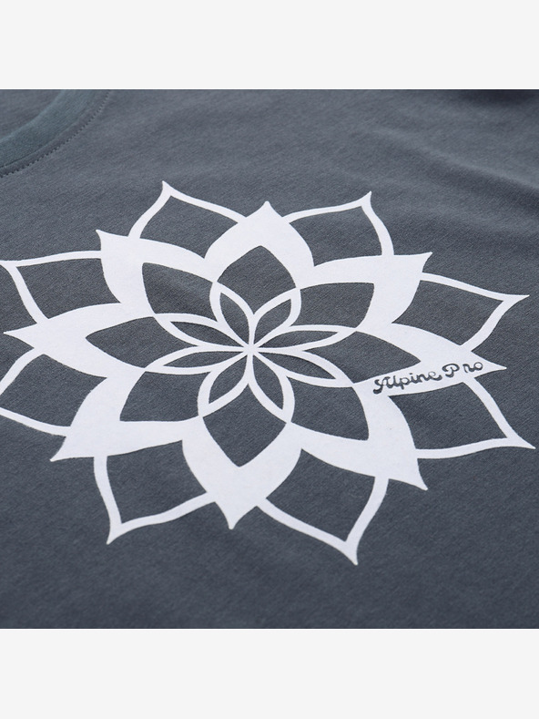 ALPINE PRO Ženska majica iz organskega bombaža ALPINE PRO TERMESA 2 dark slate pa