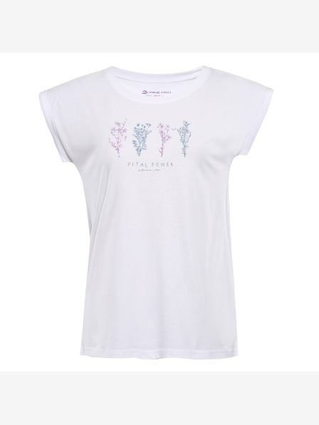 ALPINE PRO Ženska majica ALPINE PRO OMBA 2 bela različica pa