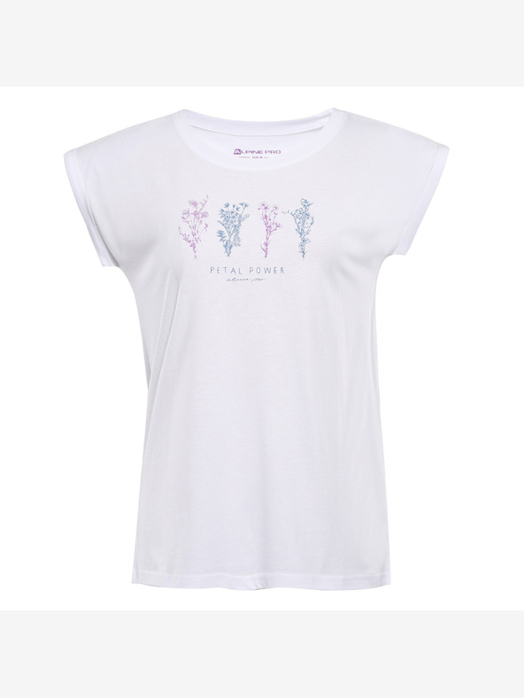 ALPINE PRO Ženska majica ALPINE PRO OMBA 2 bela različica pa