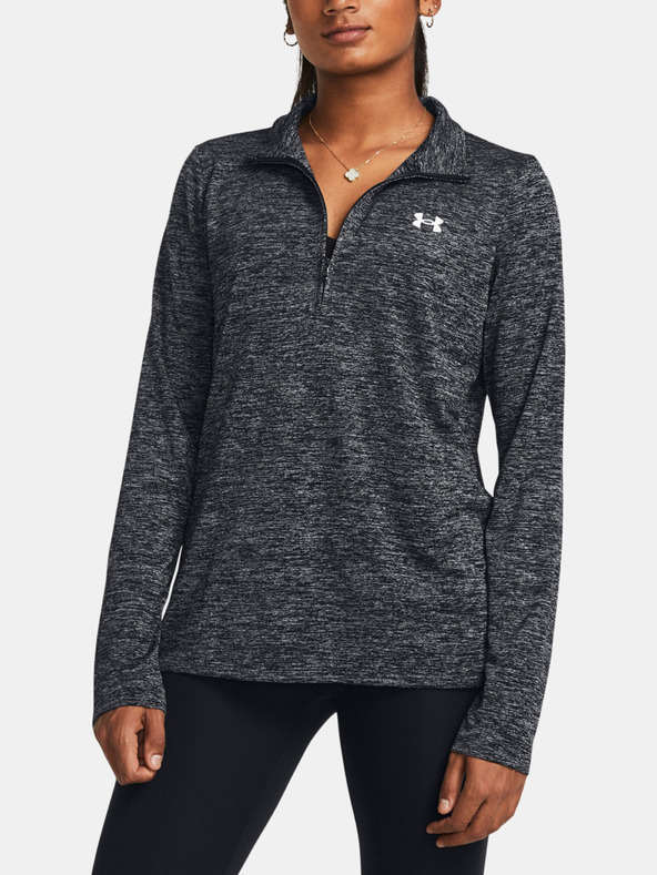 Under Armour Ženski pulover Under Armour Tech 1/2 Zip- Twist-BLK
