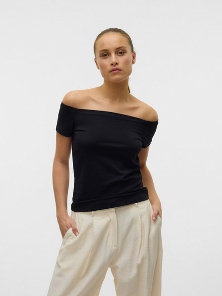 Vero Moda Črna ženska majica Vero Moda