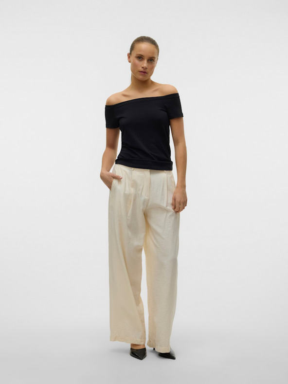 Vero Moda Črna ženska majica Vero Moda