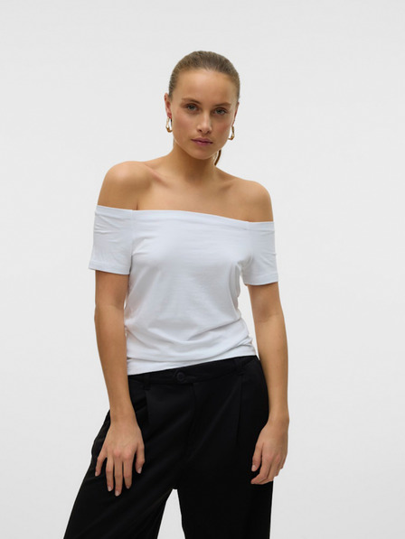 Vero Moda Bela ženska majica Vero Moda