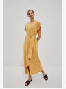 Moodo Rumena dolga obleka Moodo