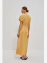 Moodo Rumena dolga obleka Moodo