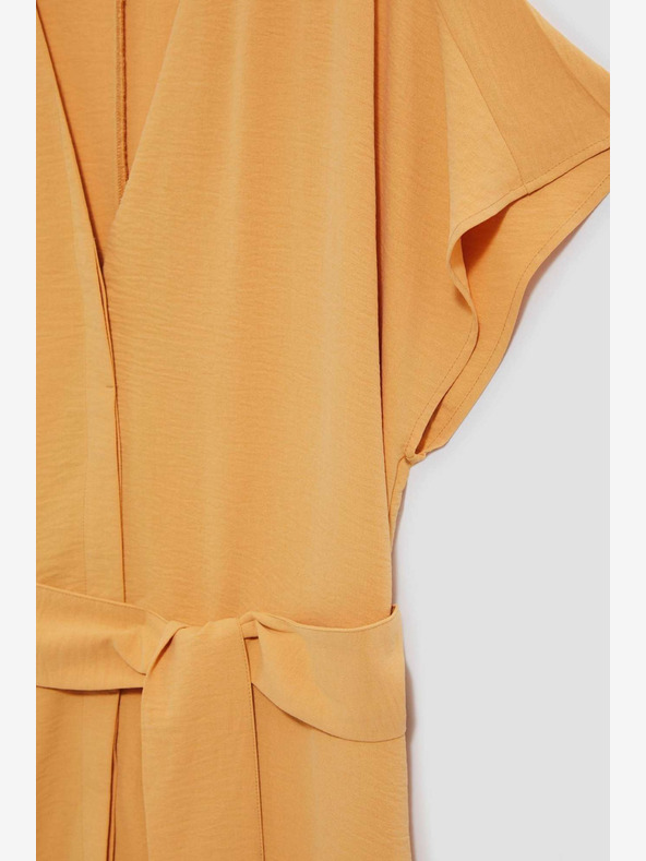 Moodo Rumena dolga obleka Moodo