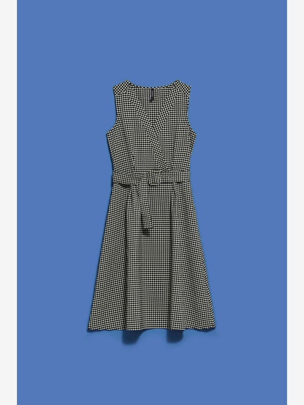 Moodo Črno-bela obleka Moodo