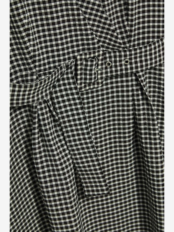 Moodo Črno-bela obleka Moodo