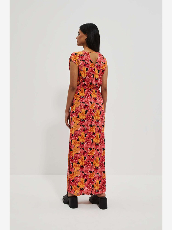 Moodo Maxi obleka s cvetličnim potiskom Moodo