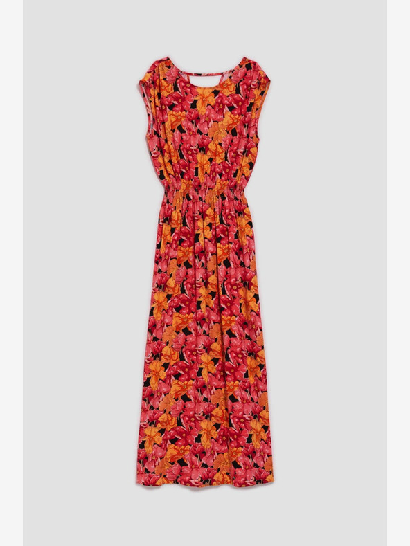 Moodo Maxi obleka s cvetličnim potiskom Moodo