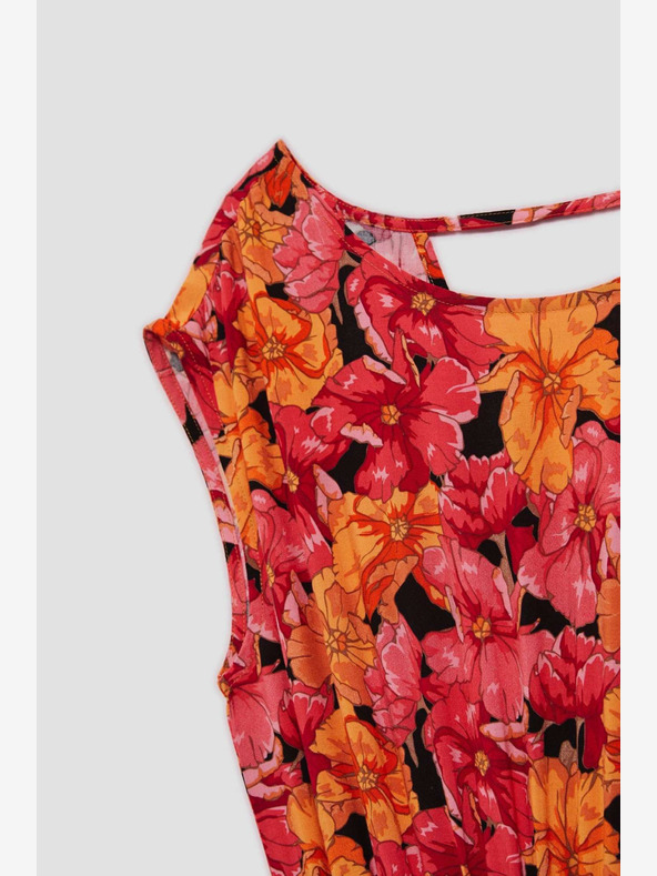 Moodo Maxi obleka s cvetličnim potiskom Moodo