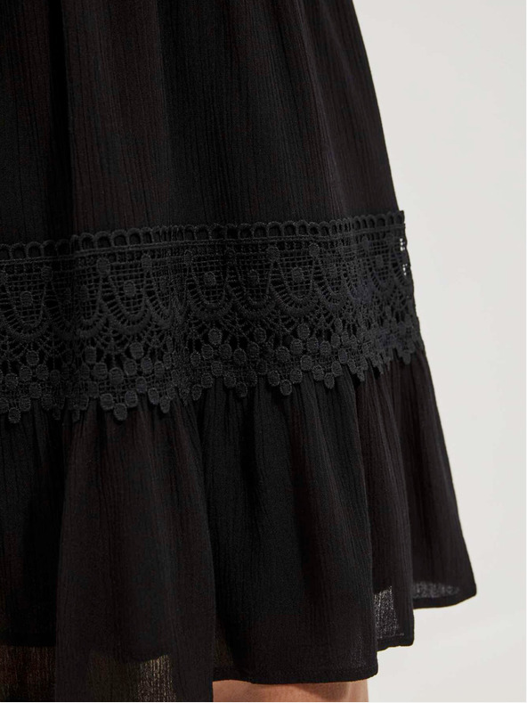 Moodo Črna ženska obleka Moodo