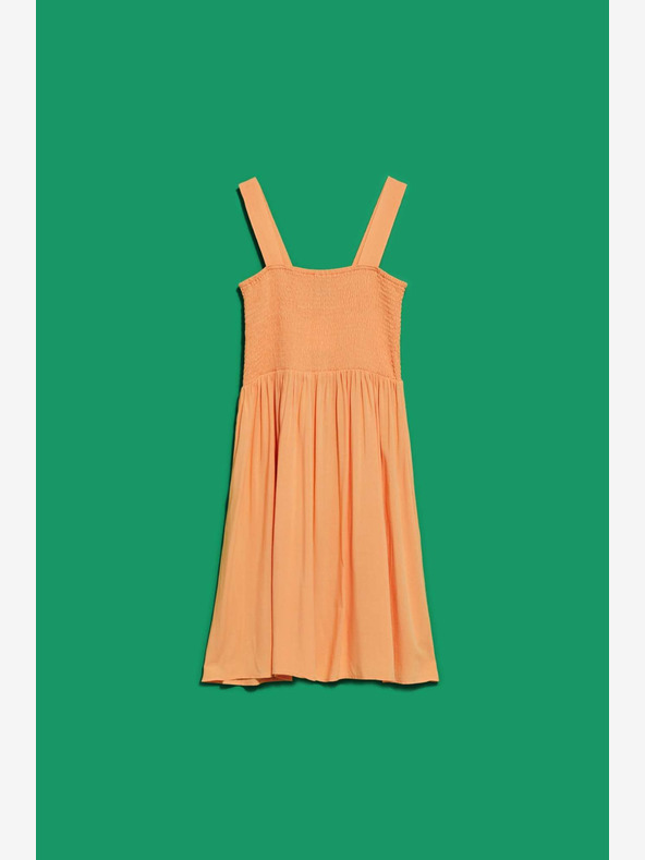 Moodo Oranžna obleka z naramnicami Moodo