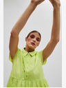 Moodo Svetlo zelena srajčna obleka Moodo