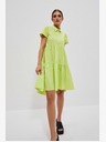 Moodo Svetlo zelena srajčna obleka Moodo