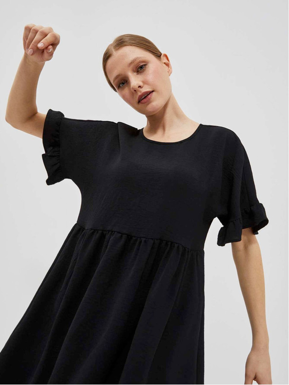 Moodo Črna ženska obleka Moodo