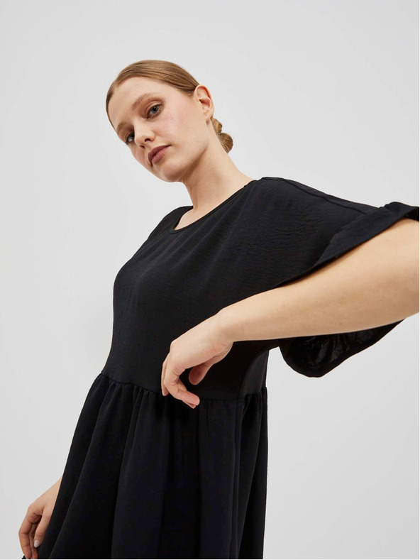 Moodo Črna ženska obleka Moodo