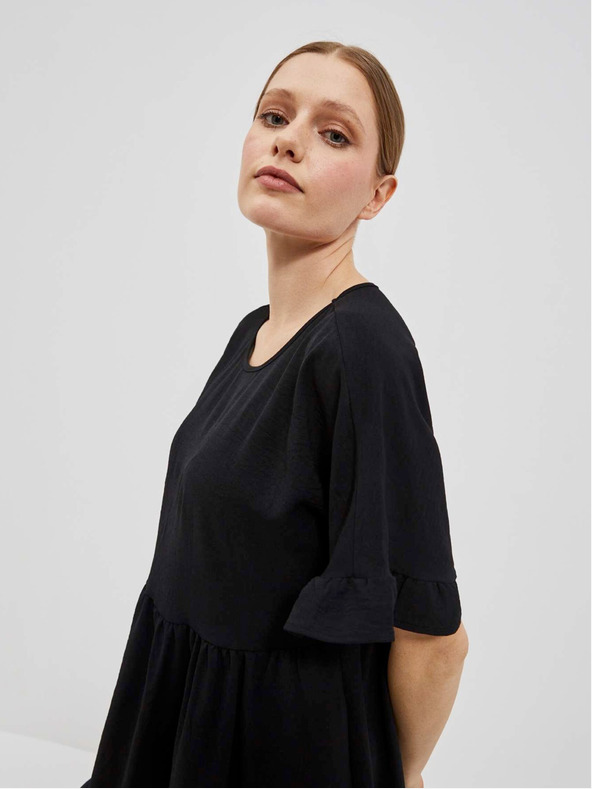 Moodo Črna ženska obleka Moodo