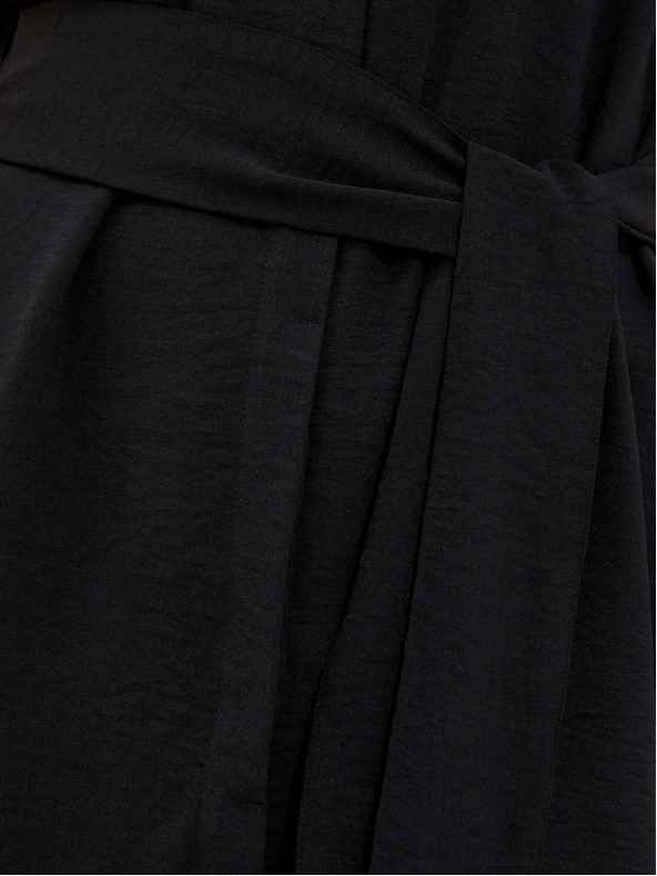 Moodo Črna ženska dolga obleka Moodo