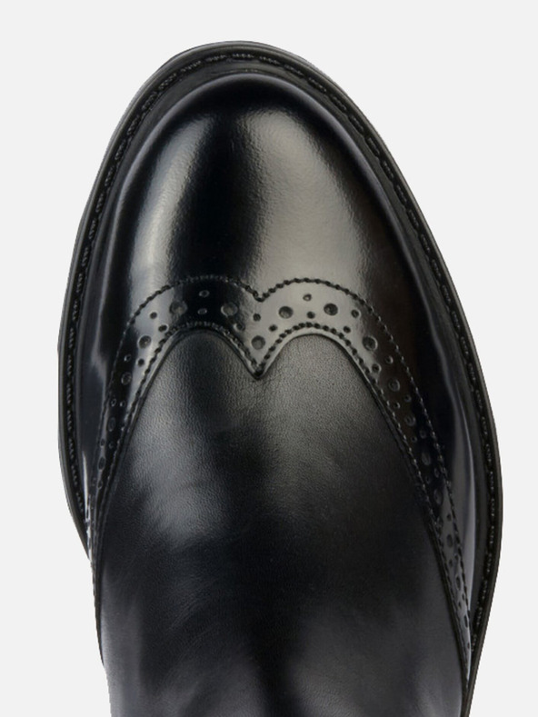 Geox Črni ženski škornji Geox Walk Pleasure